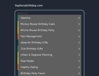 sephorabirthday.com screenshot