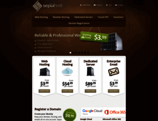sepiahost.net screenshot