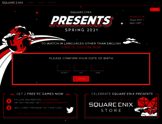 sepresents.square-enix-games.com screenshot