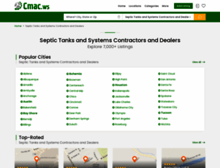 septic-tank-contractors-and-dealers.cmac.ws screenshot