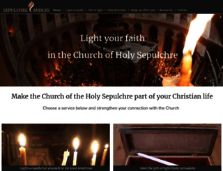 sepulchre-candles.com screenshot