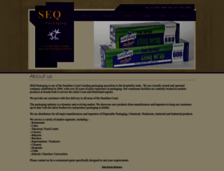 seqpackaging.com.au screenshot