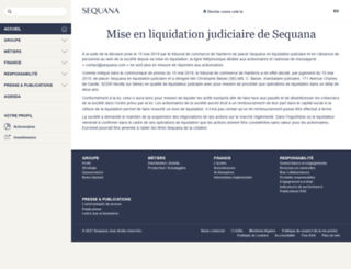 sequana.com screenshot