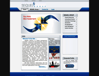 sequelgroup.co.in screenshot