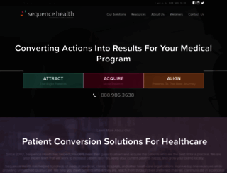 sequencehealth.com screenshot