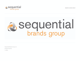 sequentialbrandsgroup.com screenshot