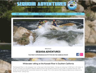 sequoiaadventures.com screenshot