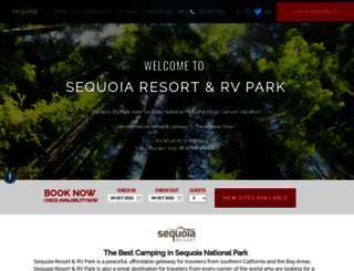 sequoiaresort.com screenshot