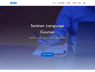 serbiancourses.com screenshot