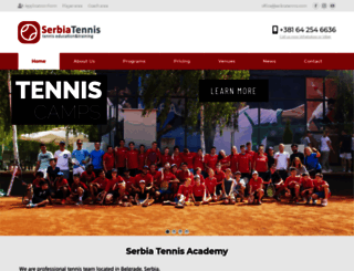 serbiatennis.com screenshot