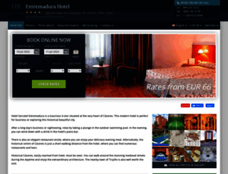 sercotel-extremadura.hotel-rez.com screenshot