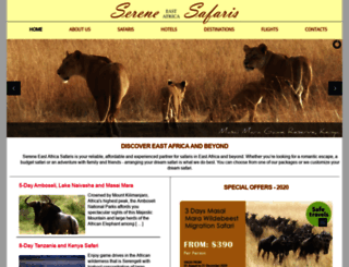 sereneafrica.com screenshot