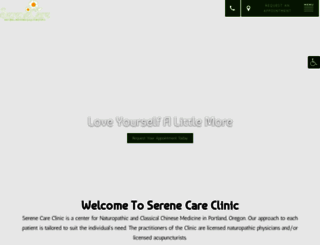 serenecareclinic.com screenshot