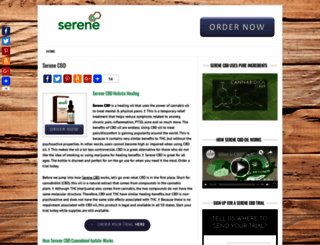 serenecbdoil.com screenshot