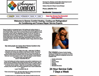 serenecomfort.net screenshot