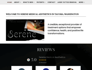 serenemedicalspa.com screenshot