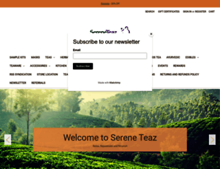 sereneteaz.com screenshot