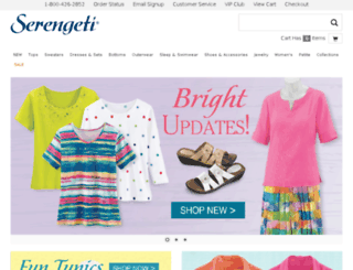 serengeticatalog.com screenshot