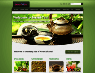 sereni-tea.net screenshot
