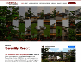 sereniityresort.com screenshot