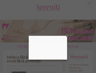 sereniti.ro screenshot