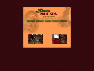 serenity-nailspa.co screenshot
