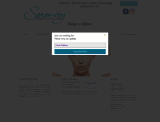 serenitydermatology.com screenshot