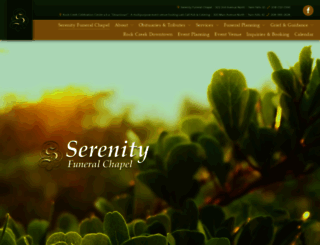 serenityfuneralchapel.com screenshot