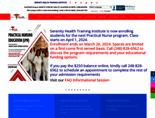 serenityhealthtraining.com screenshot