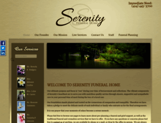 serenityinfo.com screenshot