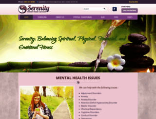 serenitymentalhealth.com screenshot