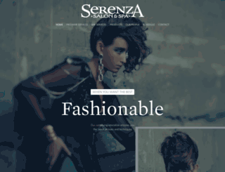 serenzasalon.com screenshot