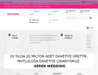 sererwedding.com screenshot