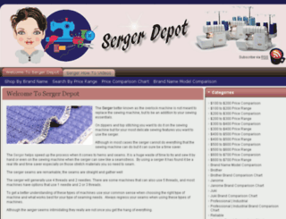 sergerdepot.com screenshot
