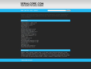 serialcore.com screenshot