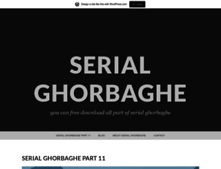 serialghorbaghe.wordpress.com screenshot