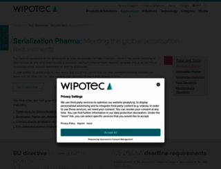 serialization-pharma.com screenshot