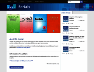 serials.uksg.org screenshot