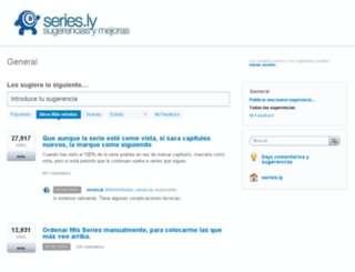 seriesly.uservoice.com screenshot