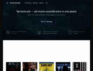 seriestrack.com screenshot