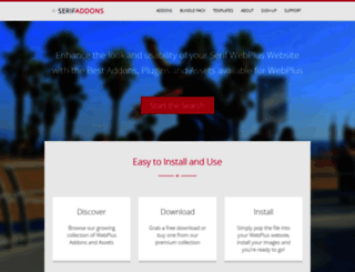 serifaddons.com screenshot