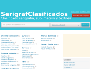 serigrafclasificados.com screenshot