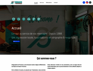 serigraphie-provence.com screenshot