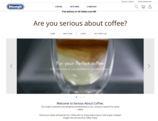 seriousaboutcoffee.com screenshot