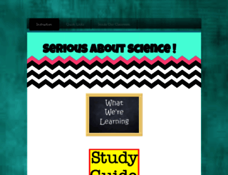seriousaboutscience.weebly.com screenshot