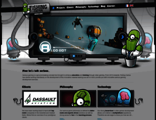 seriousgaming.fishingcactus.com screenshot
