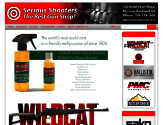 seriousshooters.co.nz screenshot