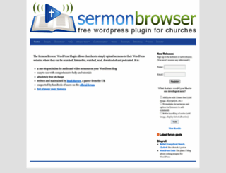 sermonbrowser.com screenshot