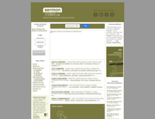 sermonindex.info screenshot