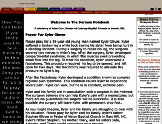 sermonnotebook.org screenshot